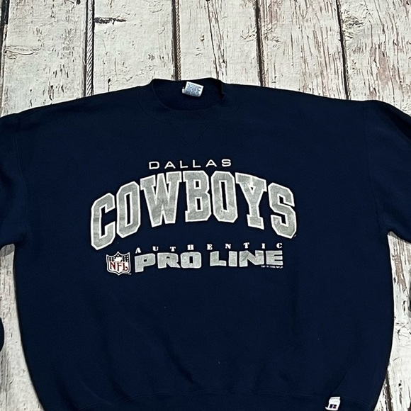 Vintage Dallas Cowboys Russell Athletic NFL Football 1990s Sports Sweatshirt - Picture 2 of 5